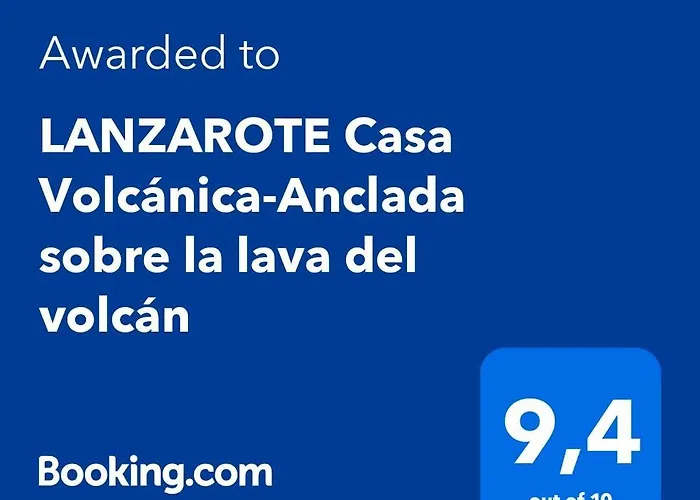 Lanzarote Casa Volcanica-anclada Sobre La Lava Del Volcan Vila Montana Blanca